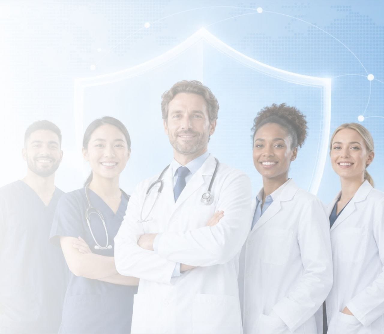 Healthcare professional preparing for an exam
